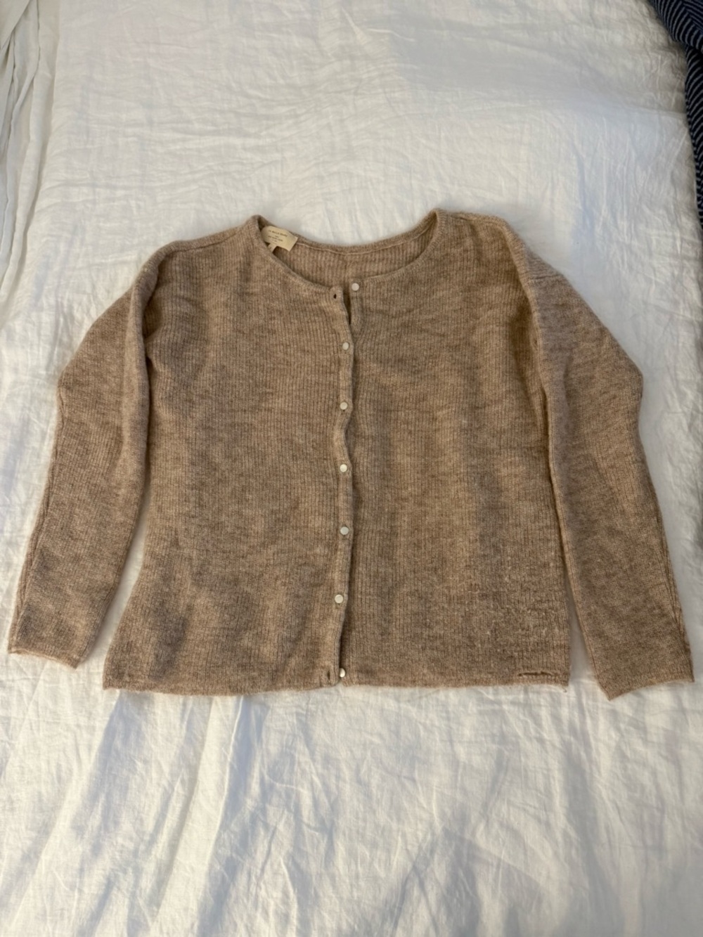 Gaspard Cardigan - Light beige size small!